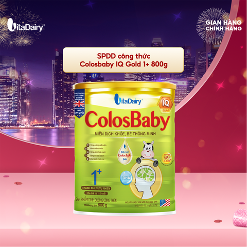  Sữa bột ColosBaby IQ Gold 1+ 800g 