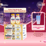  Combo 2 Sữa bột pha sẵn Calosure America thùng 24 chai 237ml - VitaDairy 