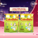  Combo 2 SPDD công thức Colosbaby IQ Gold 1+ 400g 