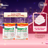  Combo 2 Sữa bột Nepro 2 900g phù hợp với người cần lưu ý đến chức năng thận - VitaDairy 