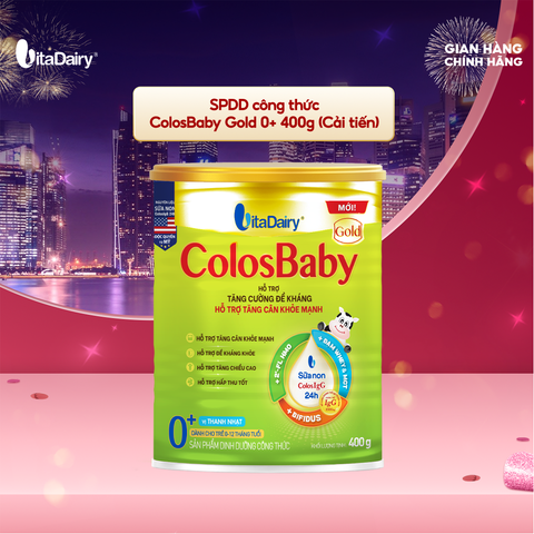  SPDD công thức ColosBaby Gold 0+ 400g - (Cải tiến) 