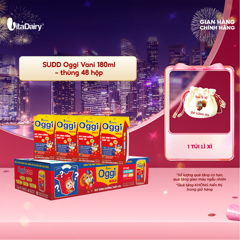  Sữa uống dinh dưỡng Oggi Gold 110ml - thùng 48 hộp - VitaDairy 