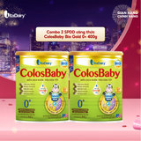  Combo 2 SPDD công thức Colosbaby Bio Gold 0+ 400g - VitaDairy 