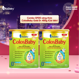  Combo 2 SPDD công thức ColosBaby Gold 0+ 400g (Cải tiến) - VitaDairy 