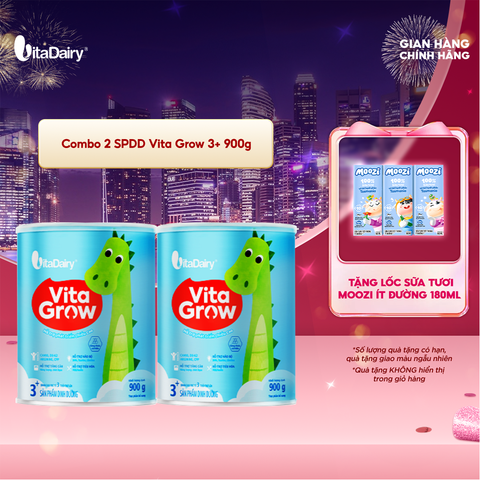  Combo 2 SPDD công thức Vita Grow 3+ 900g 