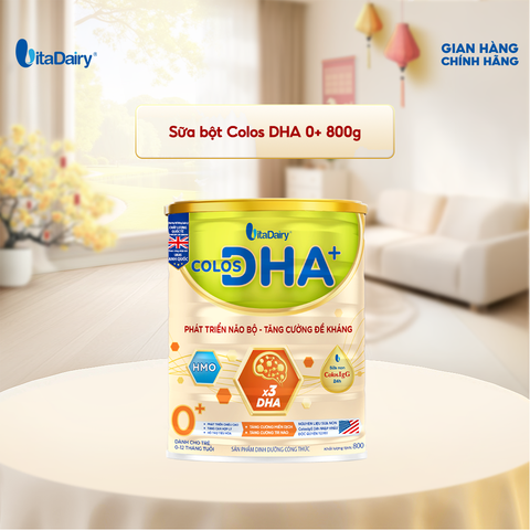  Sữa bột Colos DHA+ 0+ 800G 
