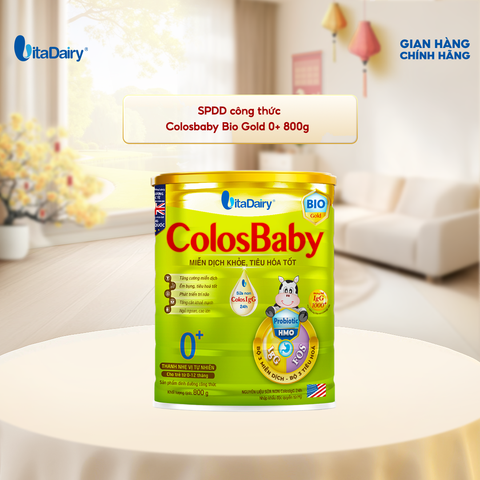  SPDD công thức ColosBaby Bio Gold 0 + 800g 