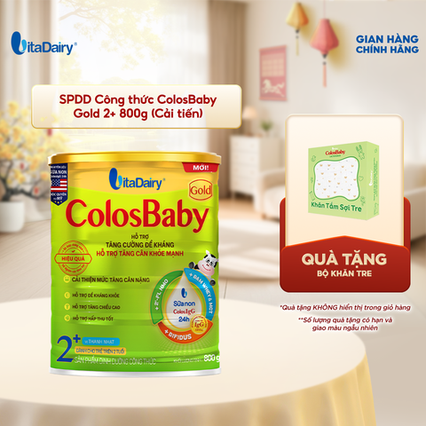  SPDD công thức Colosbaby Gold 2+ 800g (Cải tiến) 