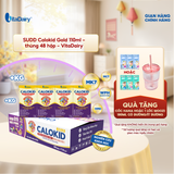  Sữa uống dinh dưỡng Calokid Gold 110ml - thùng 48 hộp - VitaDairy 