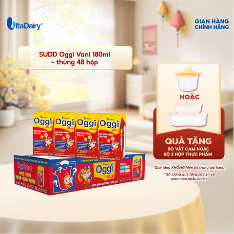  Sữa uống dinh dưỡng Oggi Gold 110ml - thùng 48 hộp - VitaDairy 
