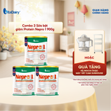  Combo 3 Sữa bột Nepro 1 900g, phù hợp với người cần lưu ý đến chức năng thận - VitaDairy 