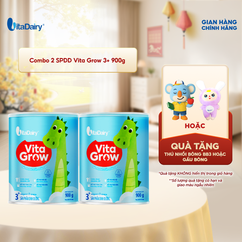  Combo 2 SPDD công thức Vita Grow 3+ 900g 