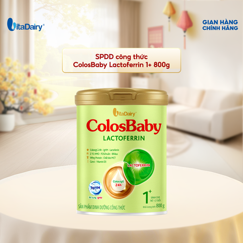  SPDD công thức ColosBaby Lactoferrin 1+ 800g 