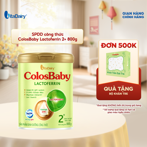 SPDD công thức ColosBaby Lactoferrin 2+ 800g 
