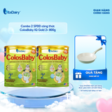  Combo 2 Sữa bột công thức Colosbaby IQ Gold 2+ 800g - VitaDairy 