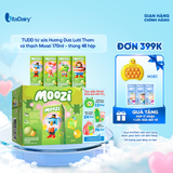  Thức uống dinh dưỡng từ sữa Hương Dưa Lưới Thơm có thạch Moozi 170ml - Thùng 48 hộp 