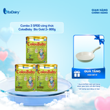  Combo 3 Sữa bột Colobaby Bio Gold 2+ 800g có chứa sữa non hỗ trợ cải thiện hệ tiêu hóa khỏe mạnh - VitaDairy 