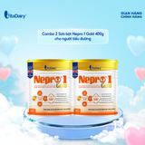  Combo 2 Sữa bột Nepro 1 Gold 400g (cho người tiểu đường) - VitaDairy 