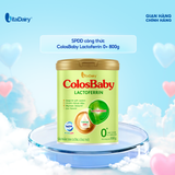  SPDD công thức ColosBaby Lactoferrin 0+ 800g 