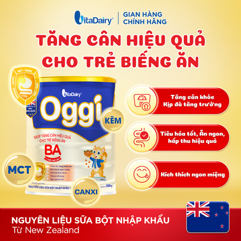  Sữa bột Oggi BA 900g 