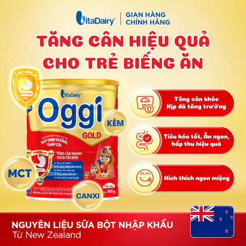  Sữa bột Oggi Suy Dinh Dưỡng Gold 900g 