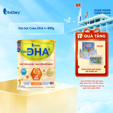  Sữa bột Colos DHA+ 1+ 800G 