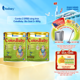  Combo 2 Sữa bột Colobaby Bio Gold 2+ 800g có chứa sữa non, hỗ trợ hệ tiêu hóa khỏe mạnh - VitaDairy 