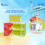  Combo 2 Sữa uống dinh dưỡng Colosbaby Gold 180ml - VitaDairy 