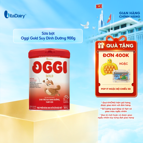  Sữa bột Oggi Suy Dinh Dưỡng Gold 900g 