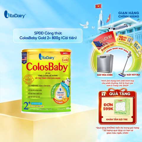 SPDD công thức Colosbaby Gold 2+ 800g (Cải tiến) 