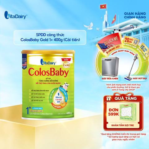  SPDD công thức ColosBaby Gold 1+ 400g - (Cải tiến) 