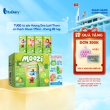  Thức uống dinh dưỡng từ sữa Hương Dưa Lưới Thơm có thạch Moozi 170ml - Thùng 48 hộp 