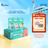  Sữa tươi tiệt trùng Moozi có đường 180ml - Thùng 24 hộp 