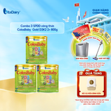  Combo 3 SPDD công thức Colosbaby Gold D3K2 2+ 800g 