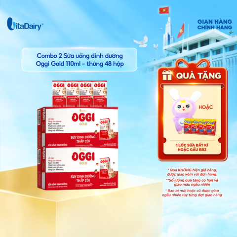  Combo 2 Sữa uống dinh dưỡng Oggi Gold 110ml - VitaDairy 