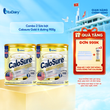  Combo 2 Sữa bột Calosure Gold ít đường 900g - Vitadairy 