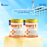  Combo 2 Sữa bột Nepro 1 Gold 400g (cho người tiểu đường) - VitaDairy 