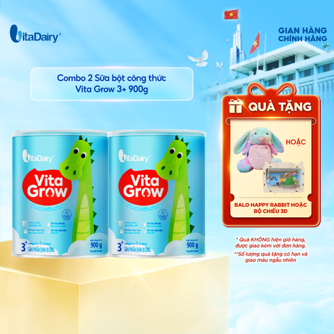  Combo 2 SPDD công thức Vita Grow 3+ 900g 