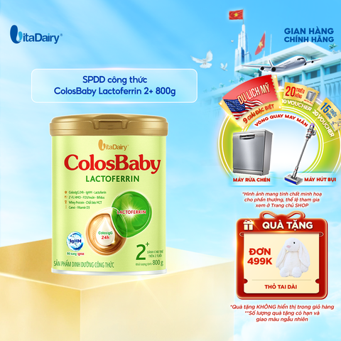  SPDD công thức ColosBaby Lactoferrin 2+ 800g 