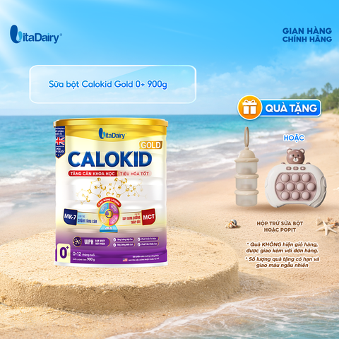  Sữa bột Calokid Gold 0+ 900g 