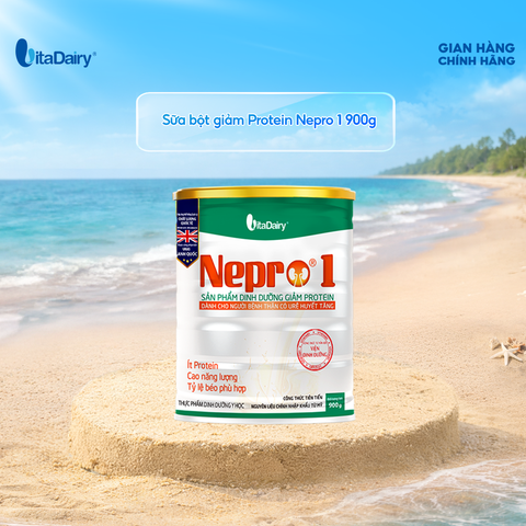  Sữa bột Nepro 1 900g, phù hợp với người cần lưu ý đến chức năng thận - VitaDairy 