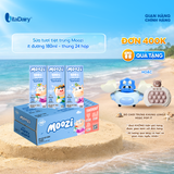  Sữa tươi tiệt trùng Moozi ít đường 180ml - Thùng 24 hộp 