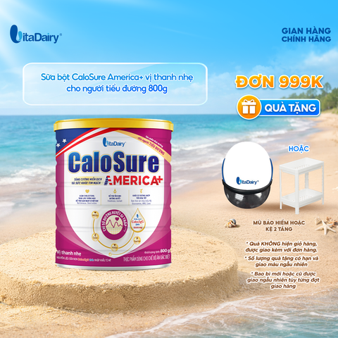  Thực phẩm dùng cho chế độ ăn đặc biệt CaloSure America+ 800g (Tiểu đường) 