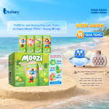  Thức uống dinh dưỡng từ sữa Hương Dưa Lưới Thơm có thạch Moozi 170ml - Thùng 48 hộp 