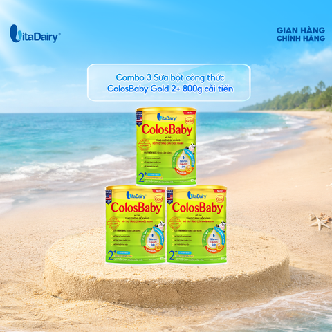  Combo 3 SPDD công thức ColosBaby Gold 2+ 800g (Cải tiến) 