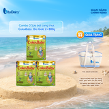  Combo 3 Sữa bột Colobaby Bio Gold 2+ 800g có chứa sữa non hỗ trợ cải thiện hệ tiêu hóa khỏe mạnh - VitaDairy 