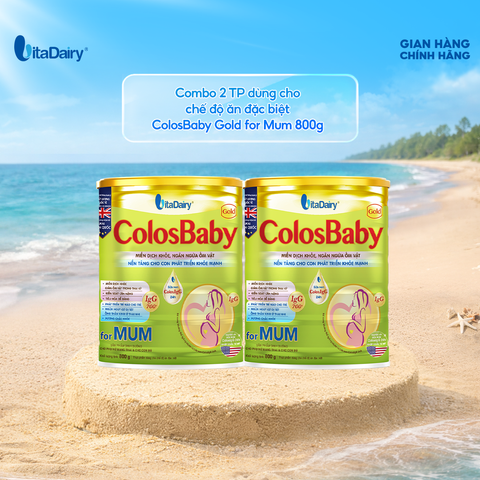  Combo 2 Sữa bột Colosbaby Gold for Mum 800g - VitaDairy 