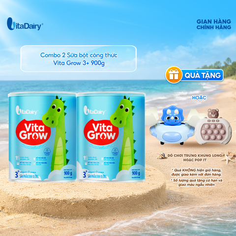  Combo 2 SPDD công thức Vita Grow 3+ 900g 