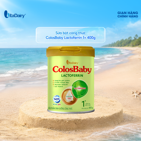  SPDD công thức ColosBaby Lactoferrin 1+ 400g 
