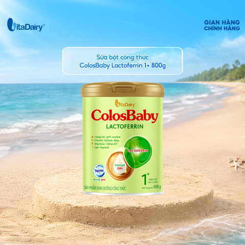  SPDD công thức ColosBaby Lactoferrin 1+ 800g 